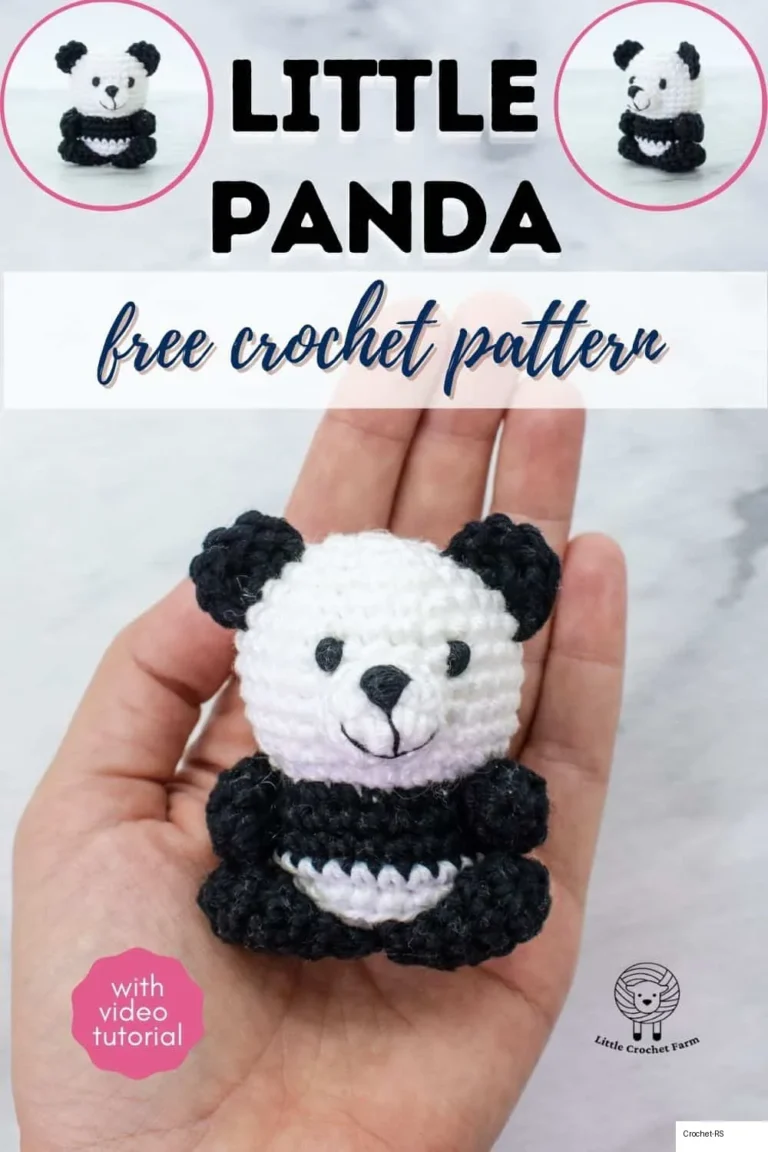 Little Panda Free Amigurumi Pattern