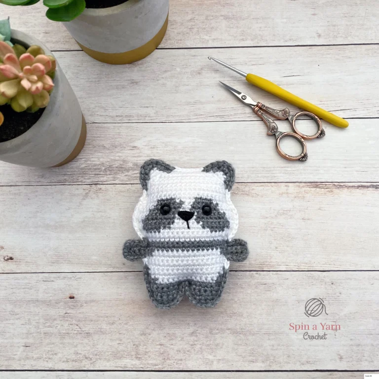 Pocket Panda Free Crochet Pattern